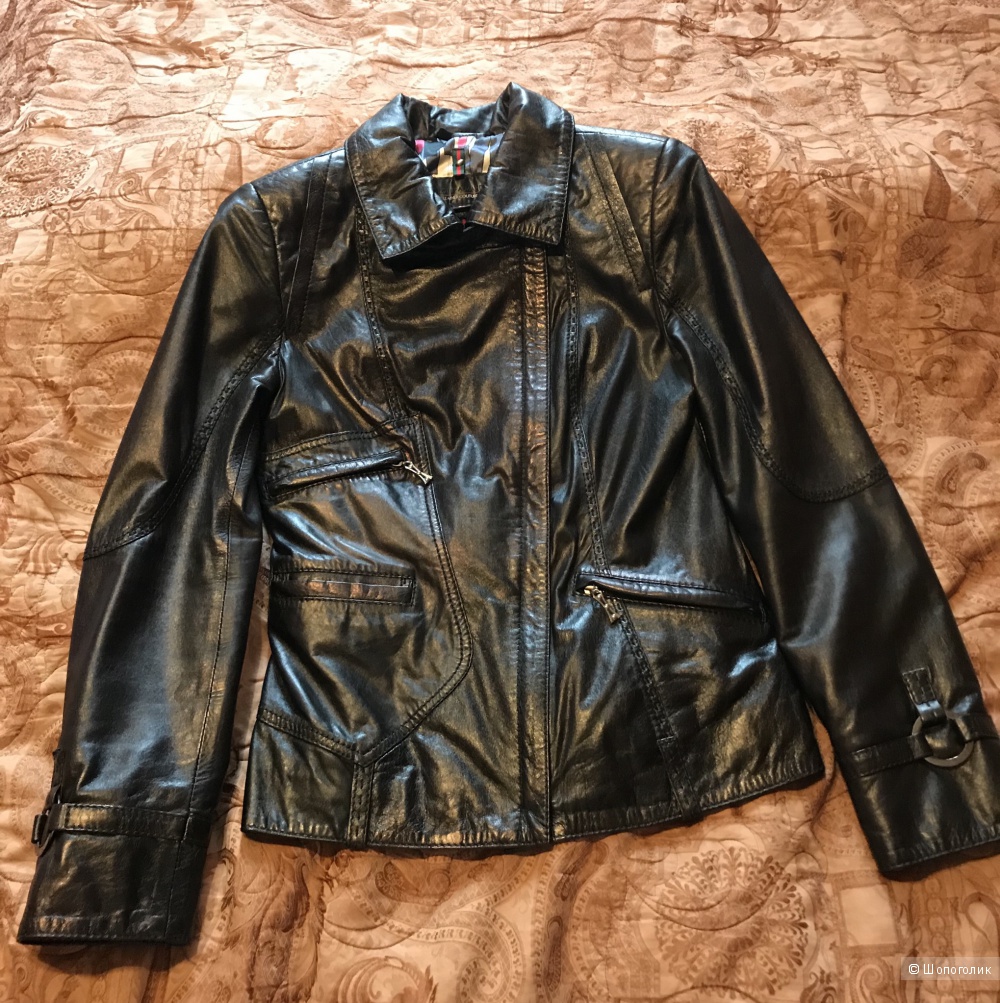 Кожаная куртка  Louis Armand, размер 38DE