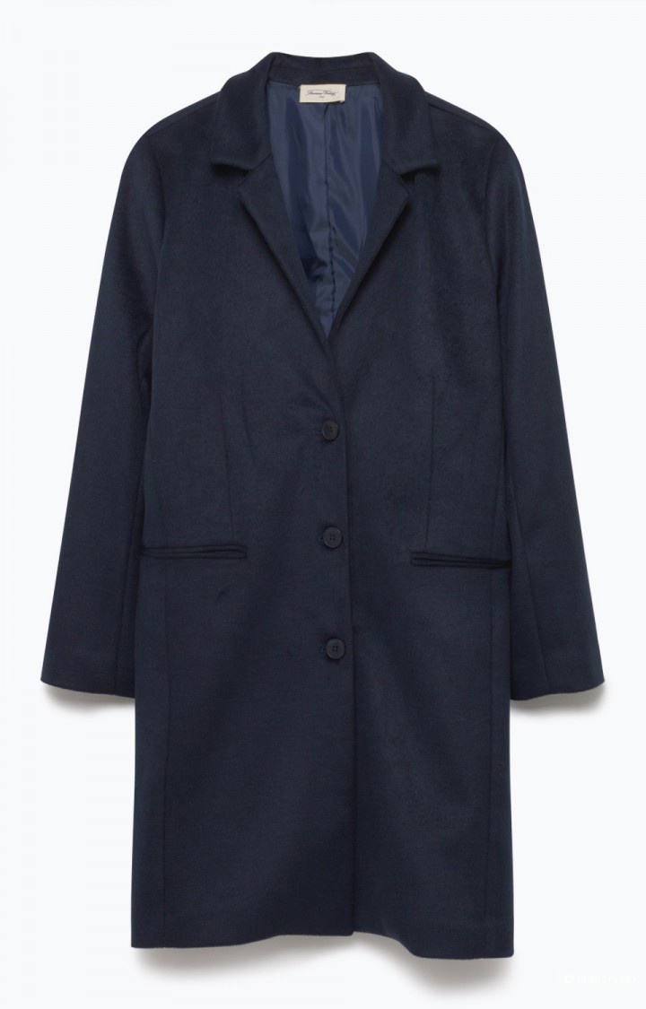 Крутое темно-синее пальто American Vintage / XS
