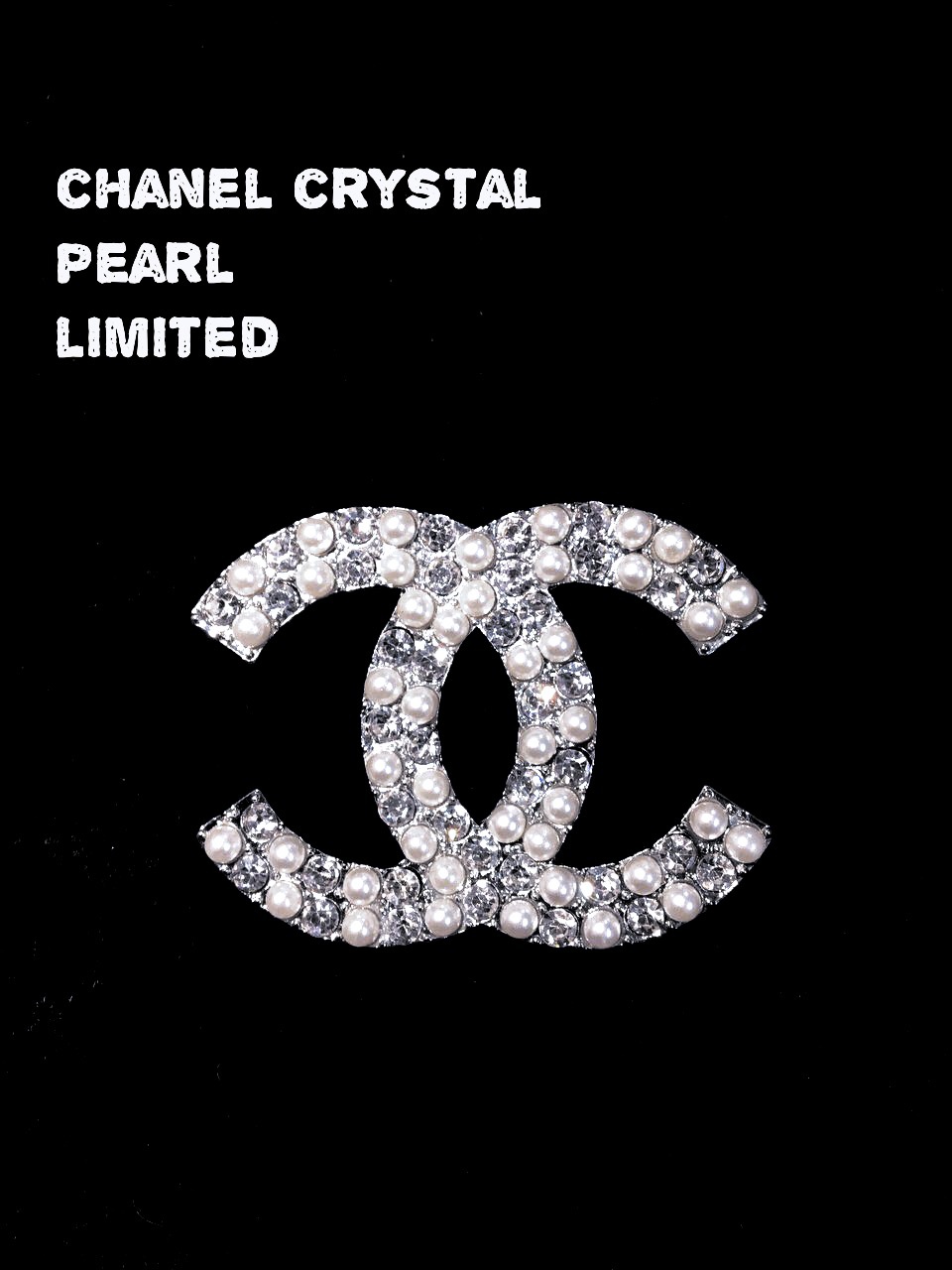Брошь Chanel Crystal pearl limited, реплика