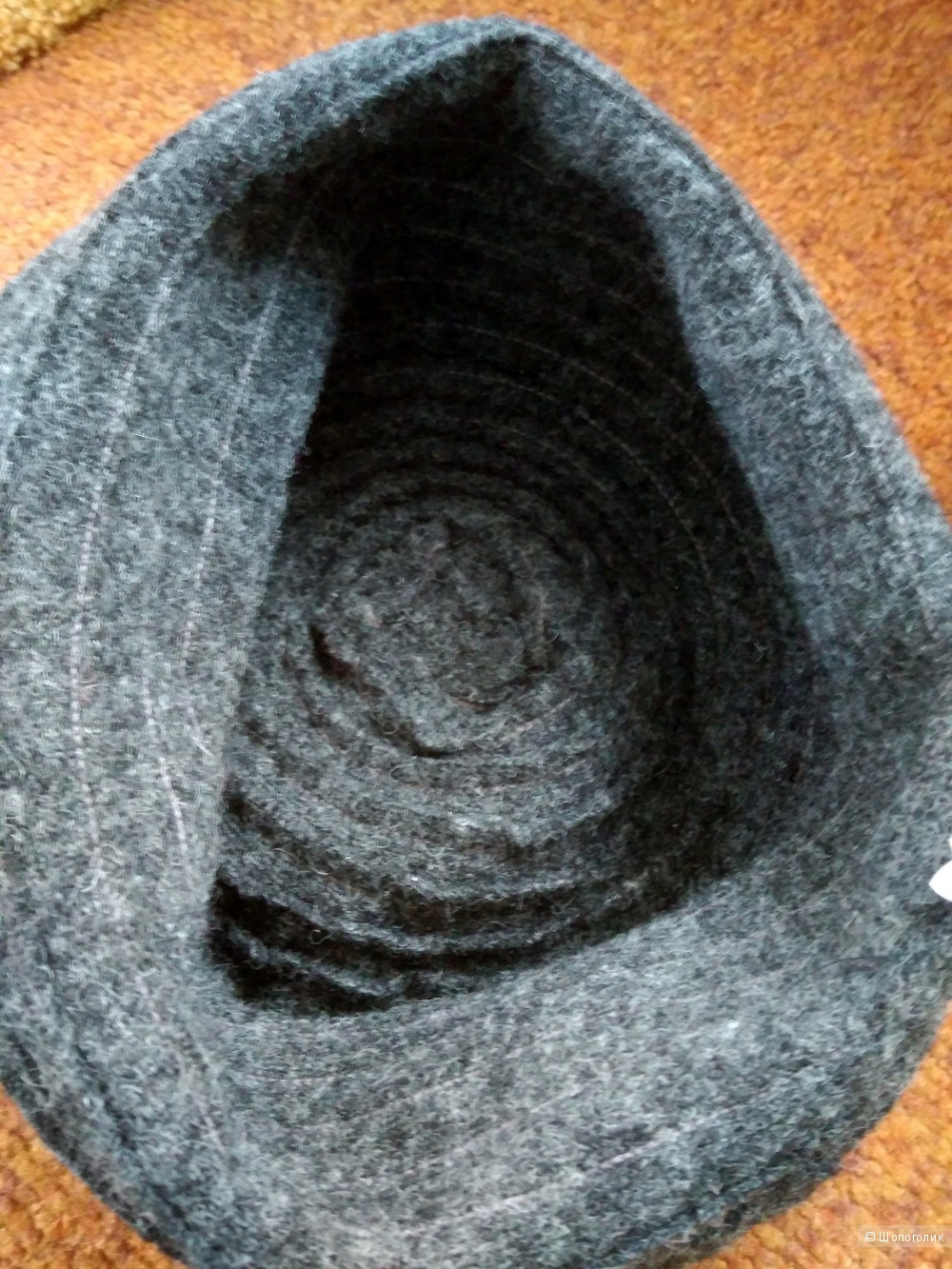 Серая шляпка-трансформер Италия единый размер