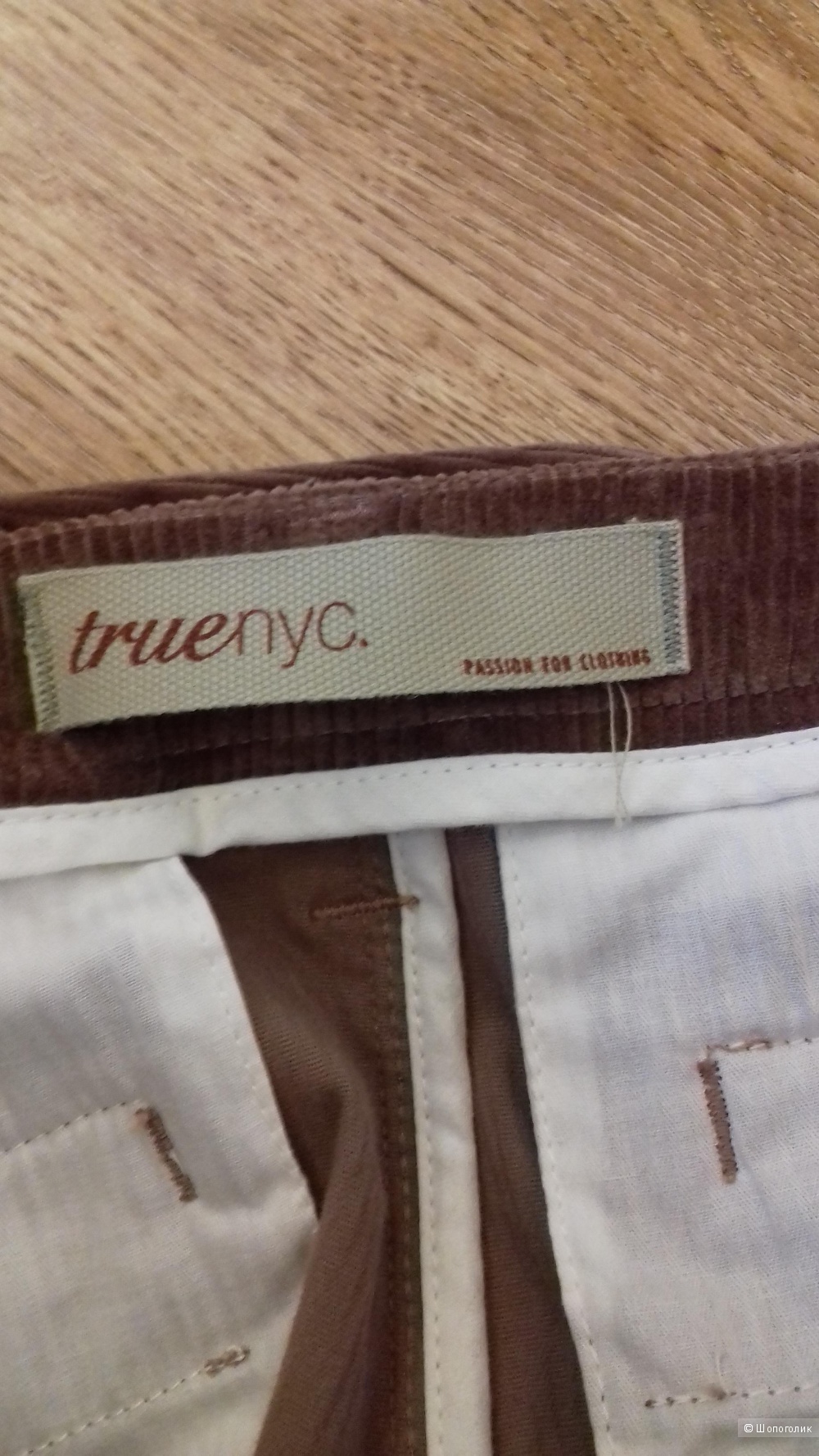 Вельветовые брюки TRUE NYC., Италия, 28 размер