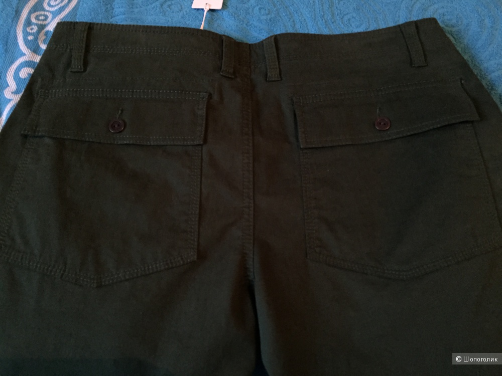 Джинсовые штаны Stefanel, темно-зеленого цвета, 46-48ру