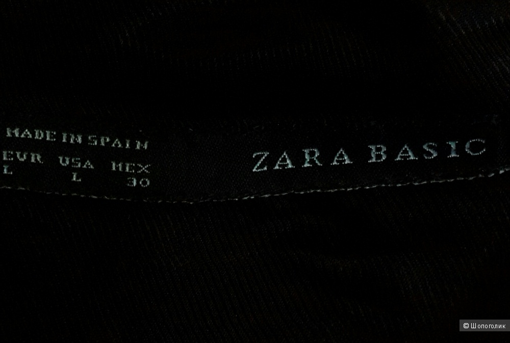 Платье черное бренда ZARA BASIC размер 46-48 Б/У