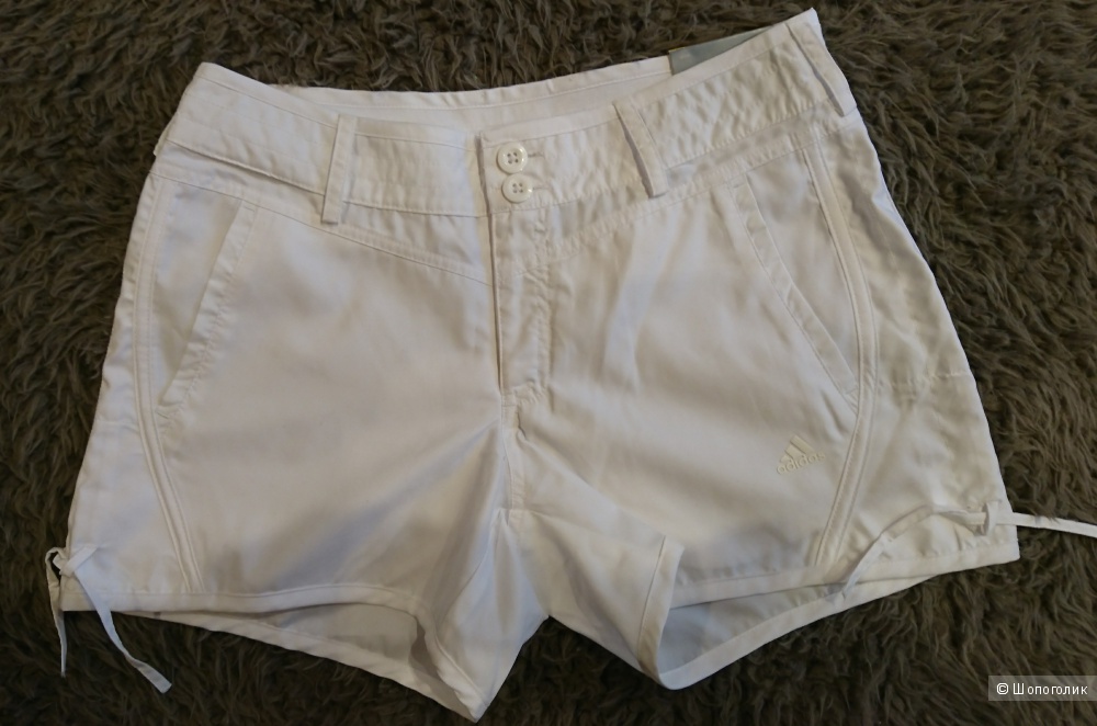 Белые шорты Adidas, размер 42-44