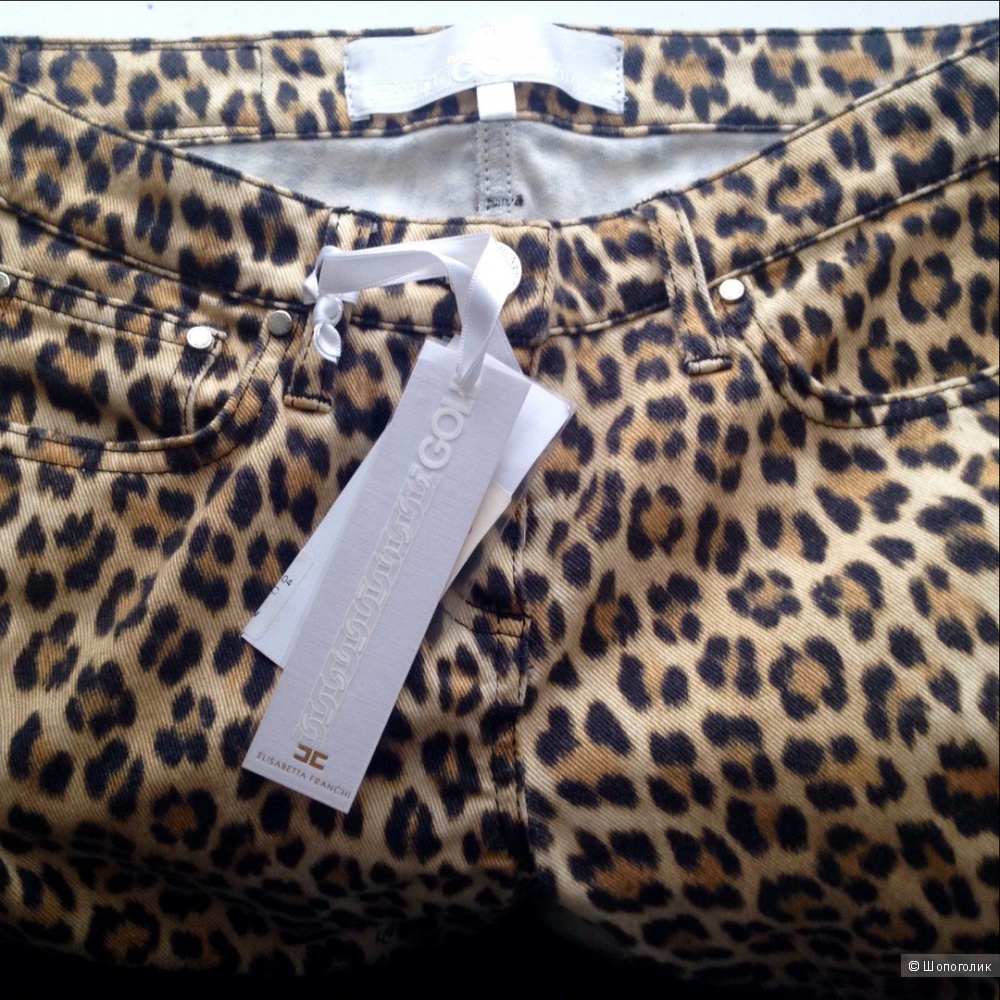Джинсовые брюки Elisabetta Franchi Gold,27 размер,новые.