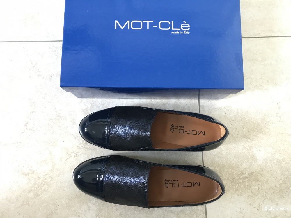 Новые итальянские кожаные туфли (мокасины) MOT-CLe, размер 38