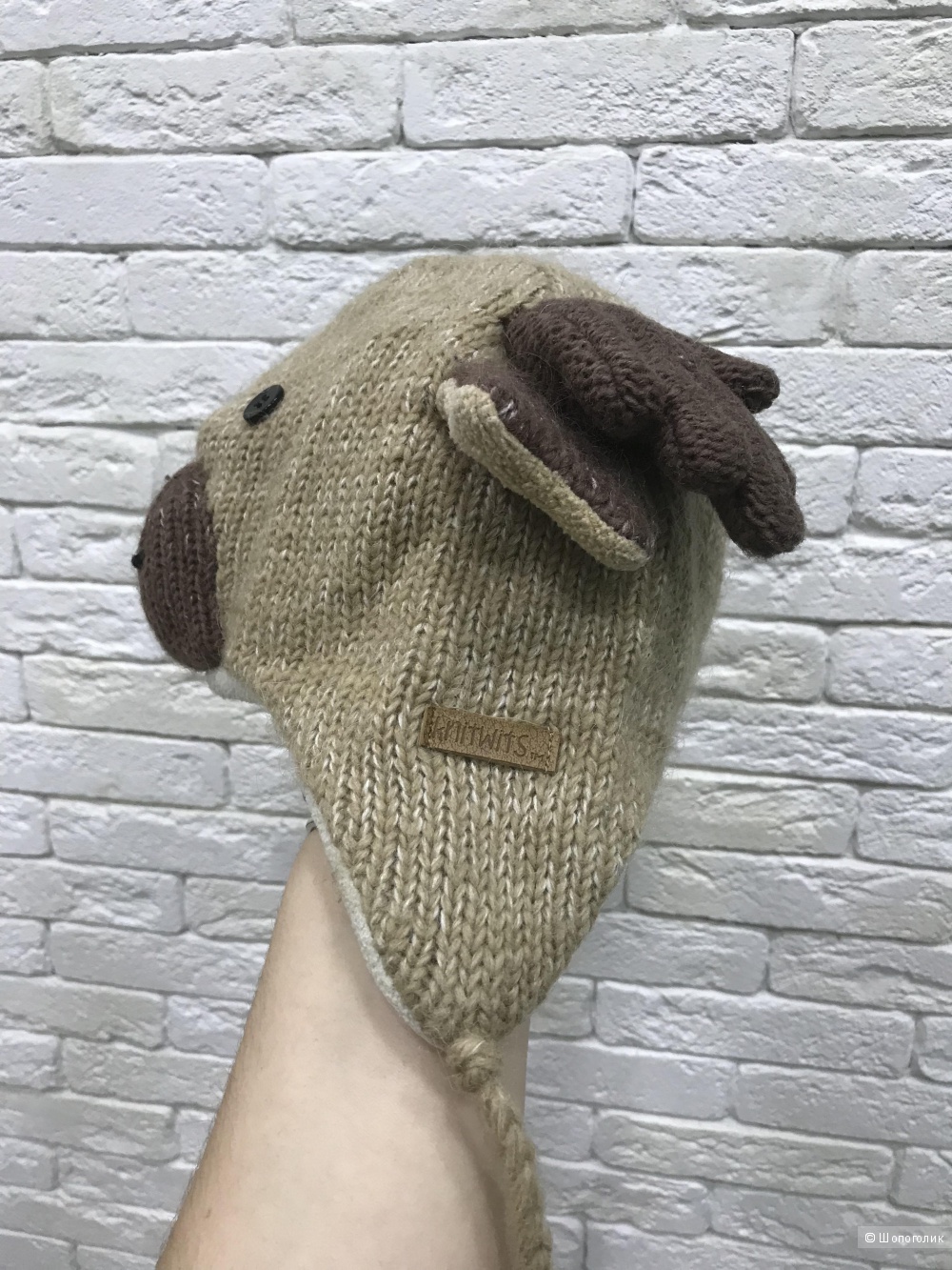 Вязанная шапка Hand Made Knitwits /р-р:52-54