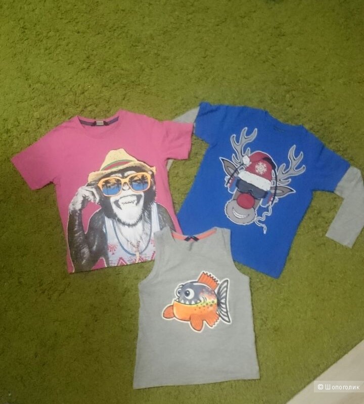 Комплект детских футболок 4-5 лет