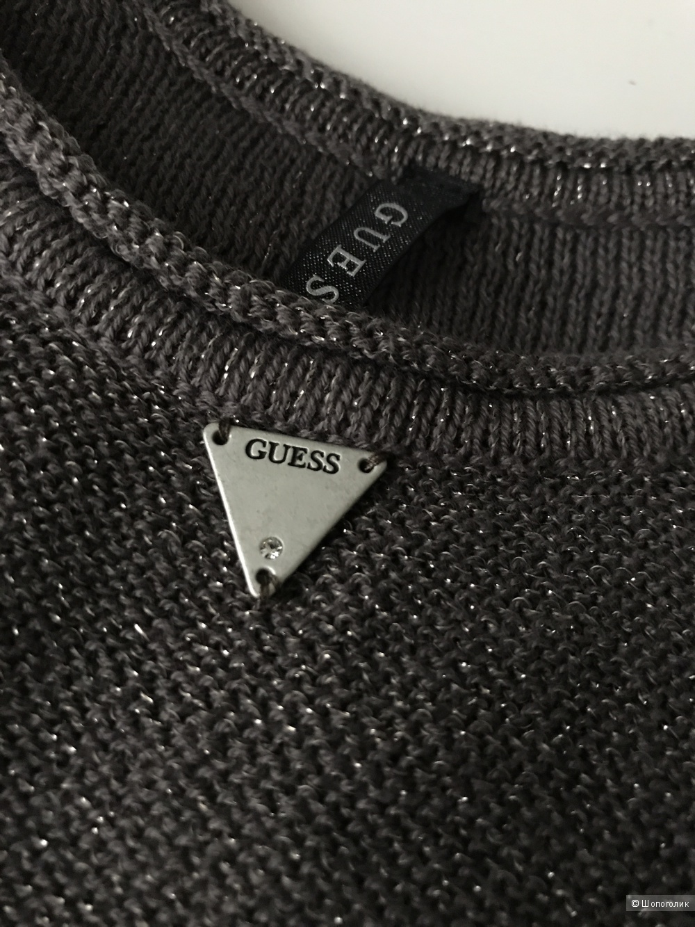 Свитер Guess с металлизированной нитью размер S