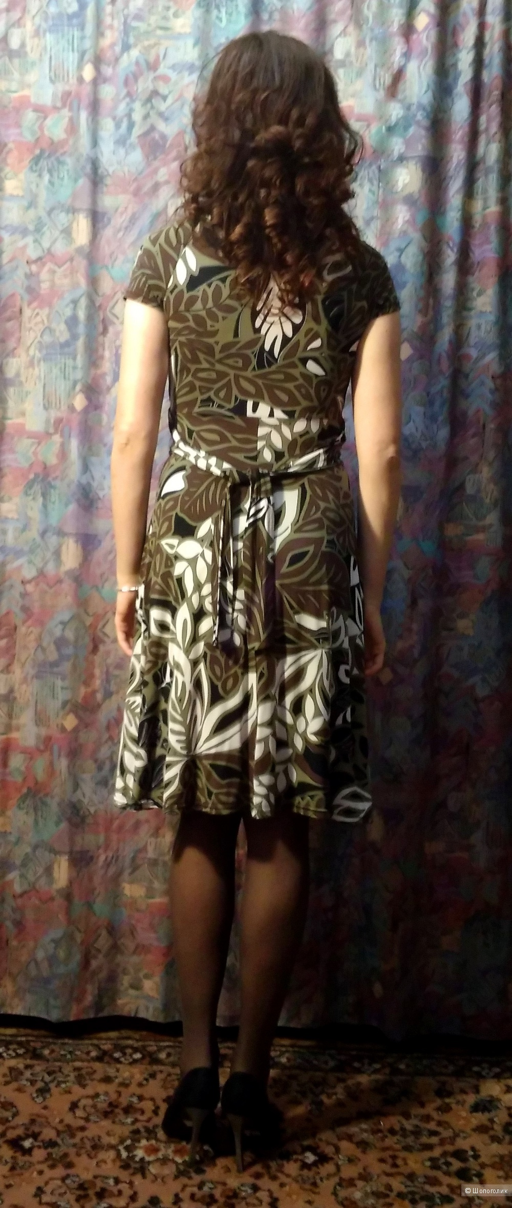 Платье SANDRO FERRONE Roma с растительным узором 44-46RUS