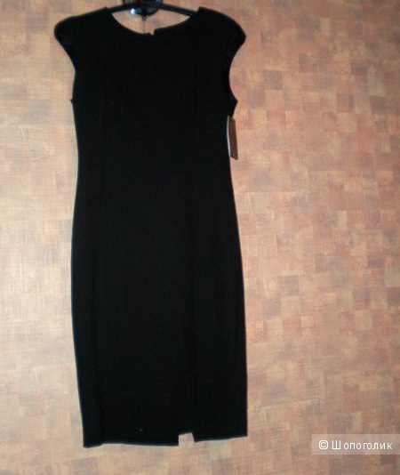 Платье черное бренда ZARA BASIC размер 46-48 Б/У
