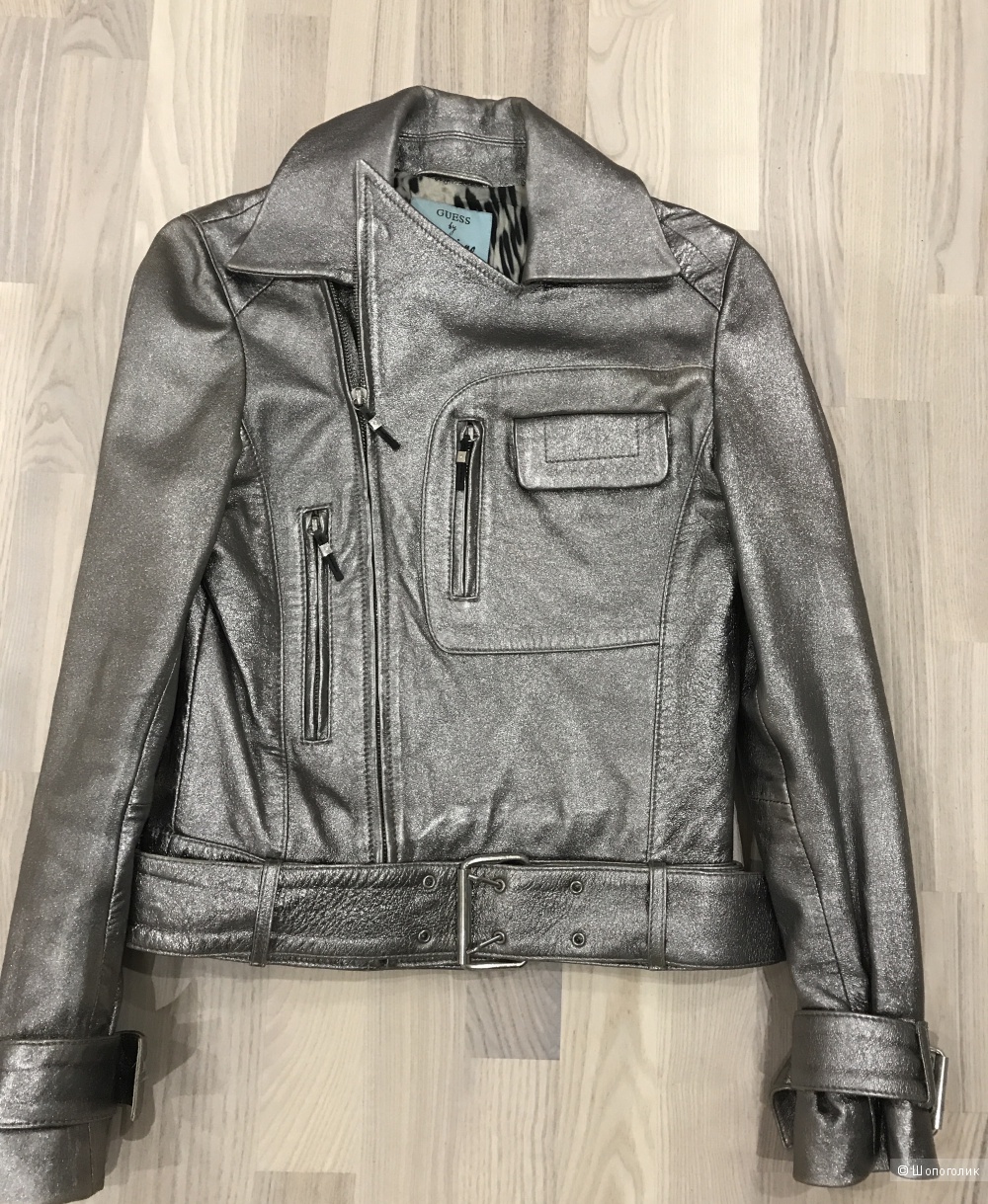 Кожаная куртка-косуха Guess by Marciano, размер 42-44.