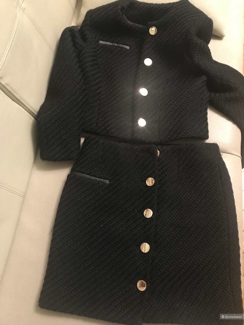 Костюм (жакет + юбка) Balenciaga, размер S