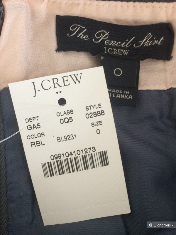 Шерстяная юбка-карандаш J Crew Factory размер 40-42