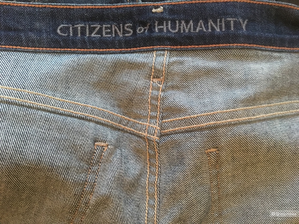 Темно-синие укороченные джинсы Citizens of Humanity размер 30