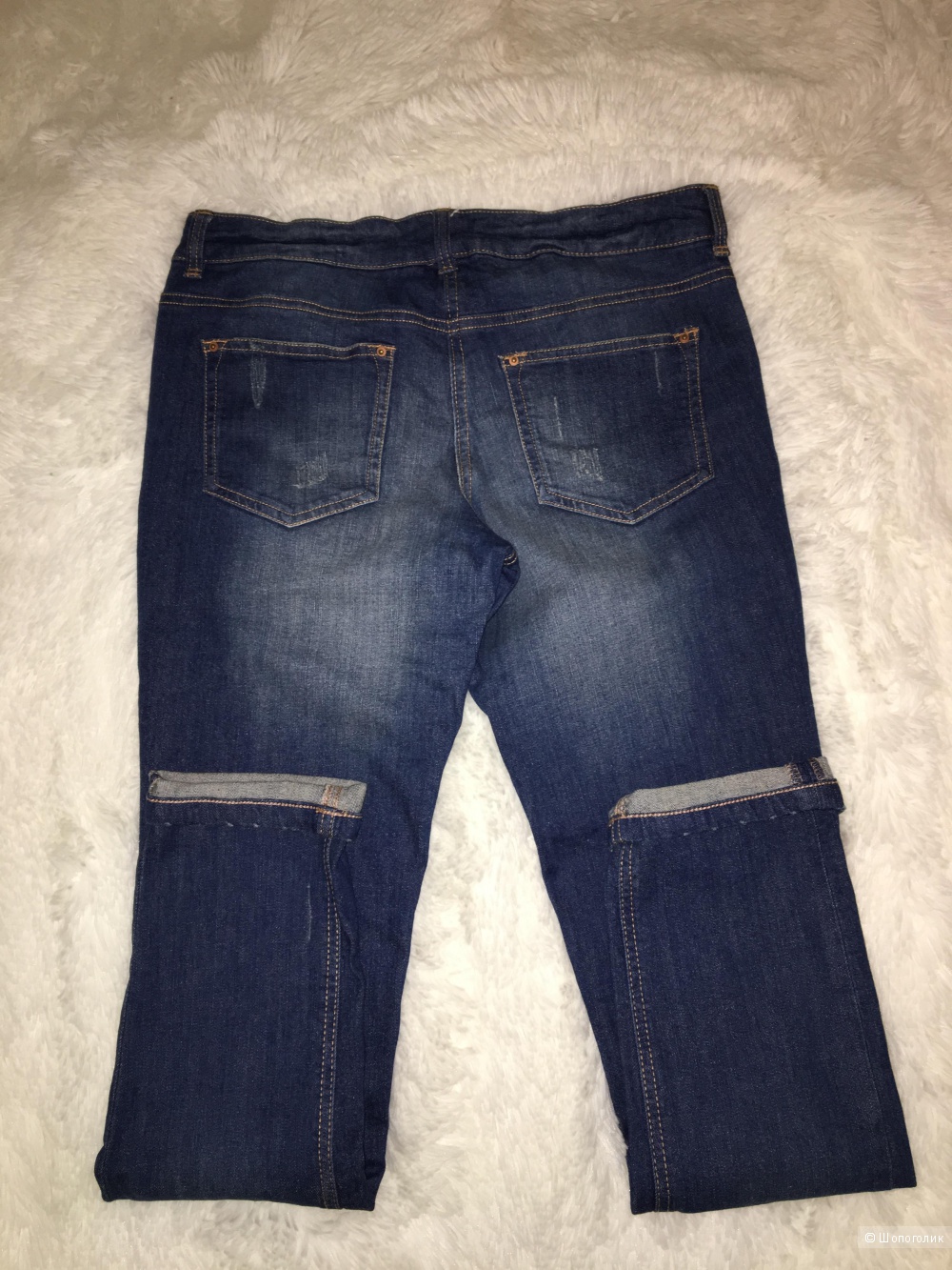 Комплект джинсы/Papaya + топ/Zara + футболка Stefanel, размер S