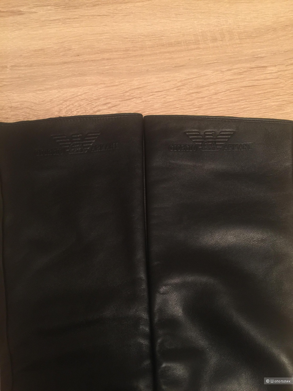 Перчатки кожаные Giorgio Armani размер 7-7.5