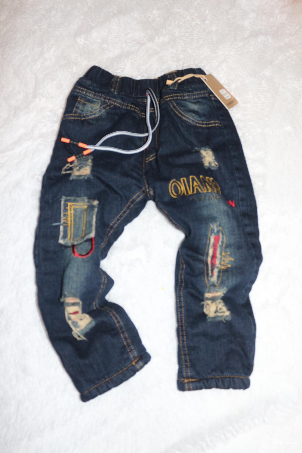 Детские джинсы на рост 105 зимнии