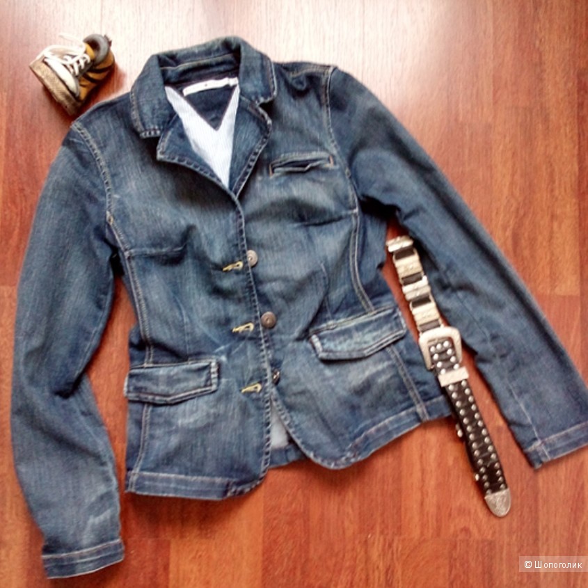 Пиджак джинсовый TOMMY HILFIGER в размере 10 US