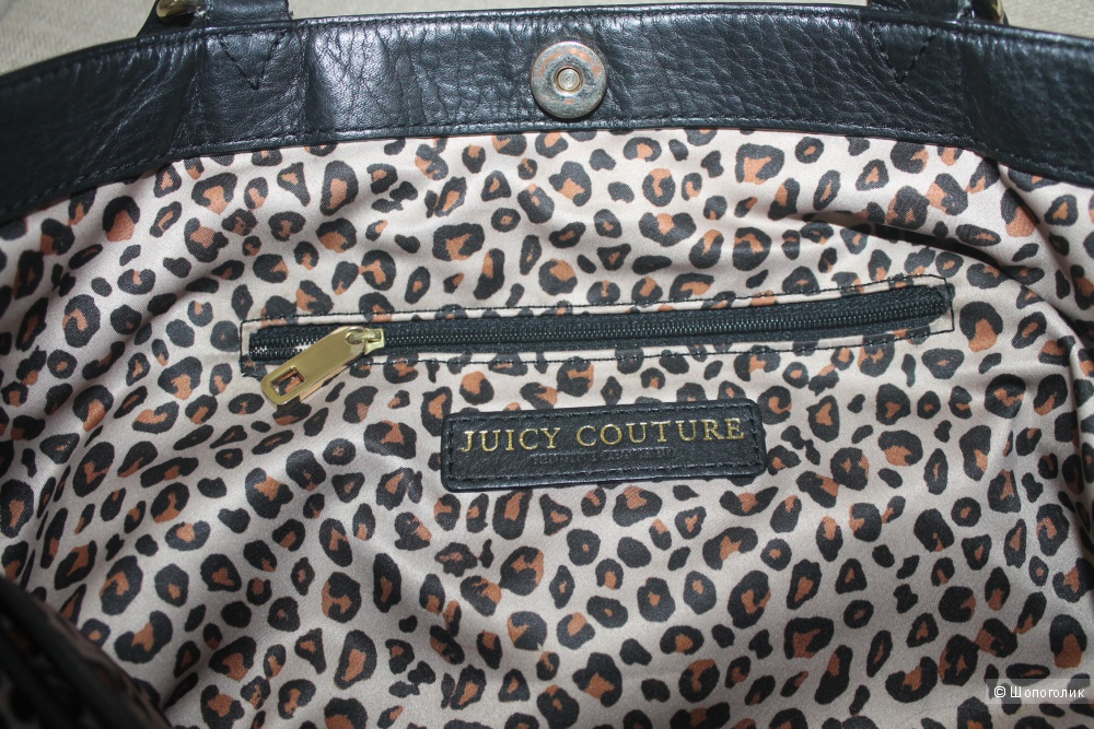 Кожаная сумка Juicy Couture