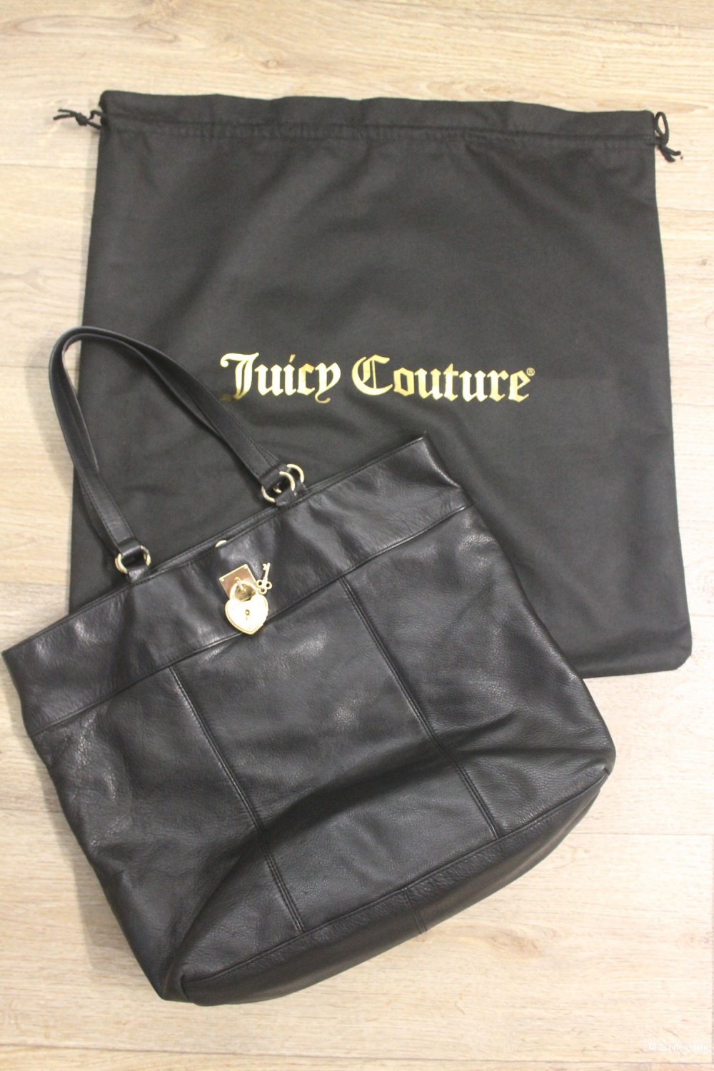 Кожаная сумка Juicy Couture
