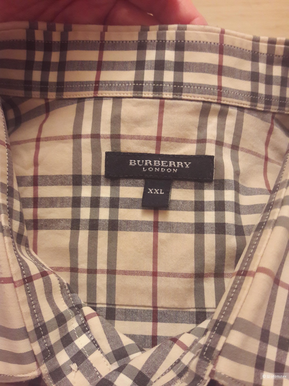 Burberry: мужская  рубашка, оригинал, Xll + рубашка классическая  в подарок