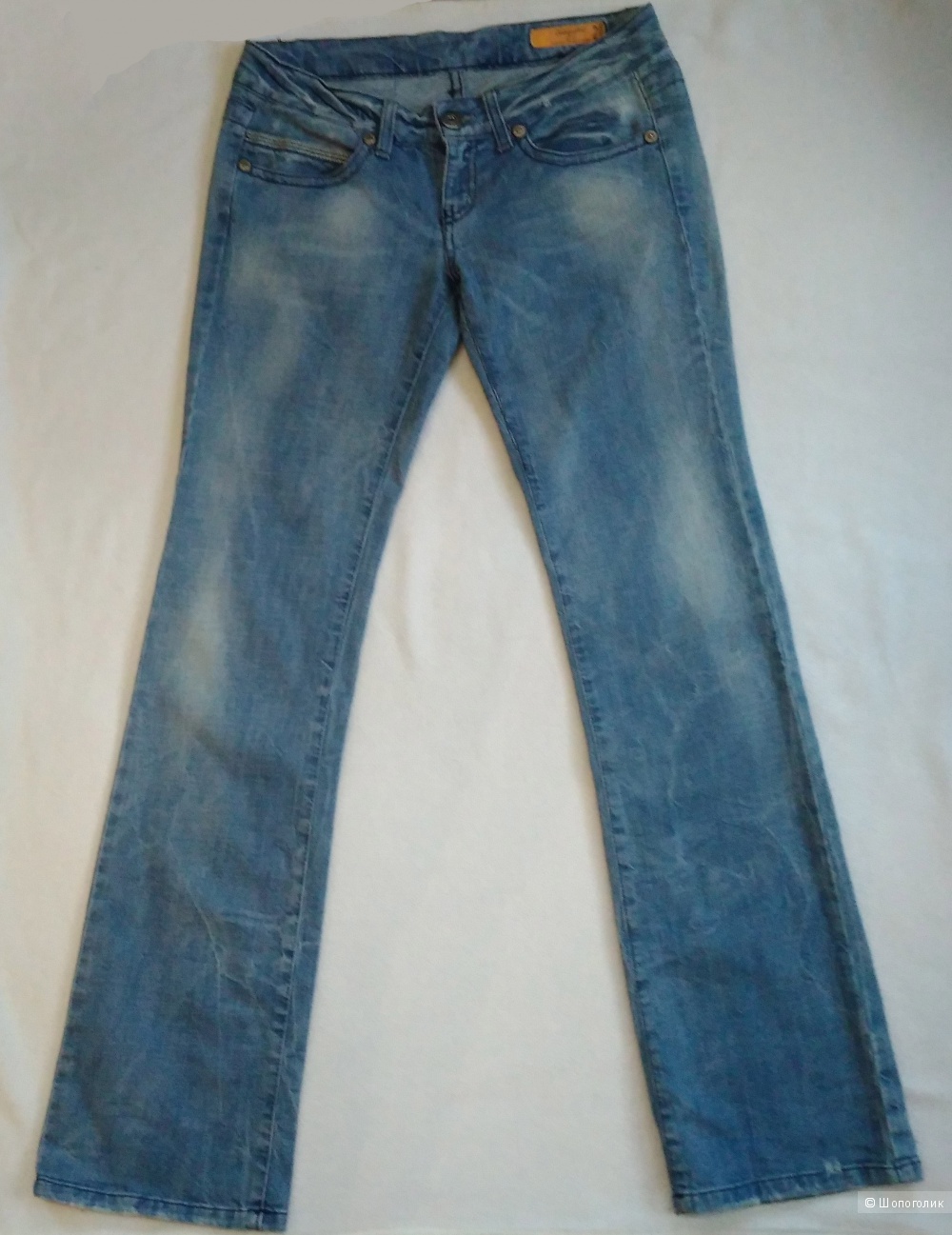 Сине-голубые джинсы Wonderful Blue Италия 44-46RUS