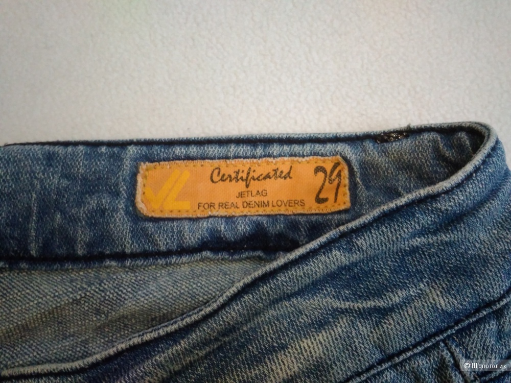 Сине-голубые джинсы Wonderful Blue Италия 44-46RUS
