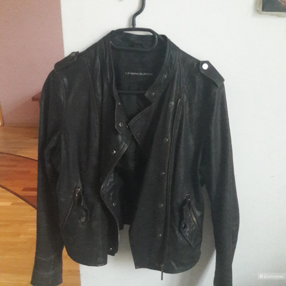 Кожаная куртка La Reine Blanche 46 размера