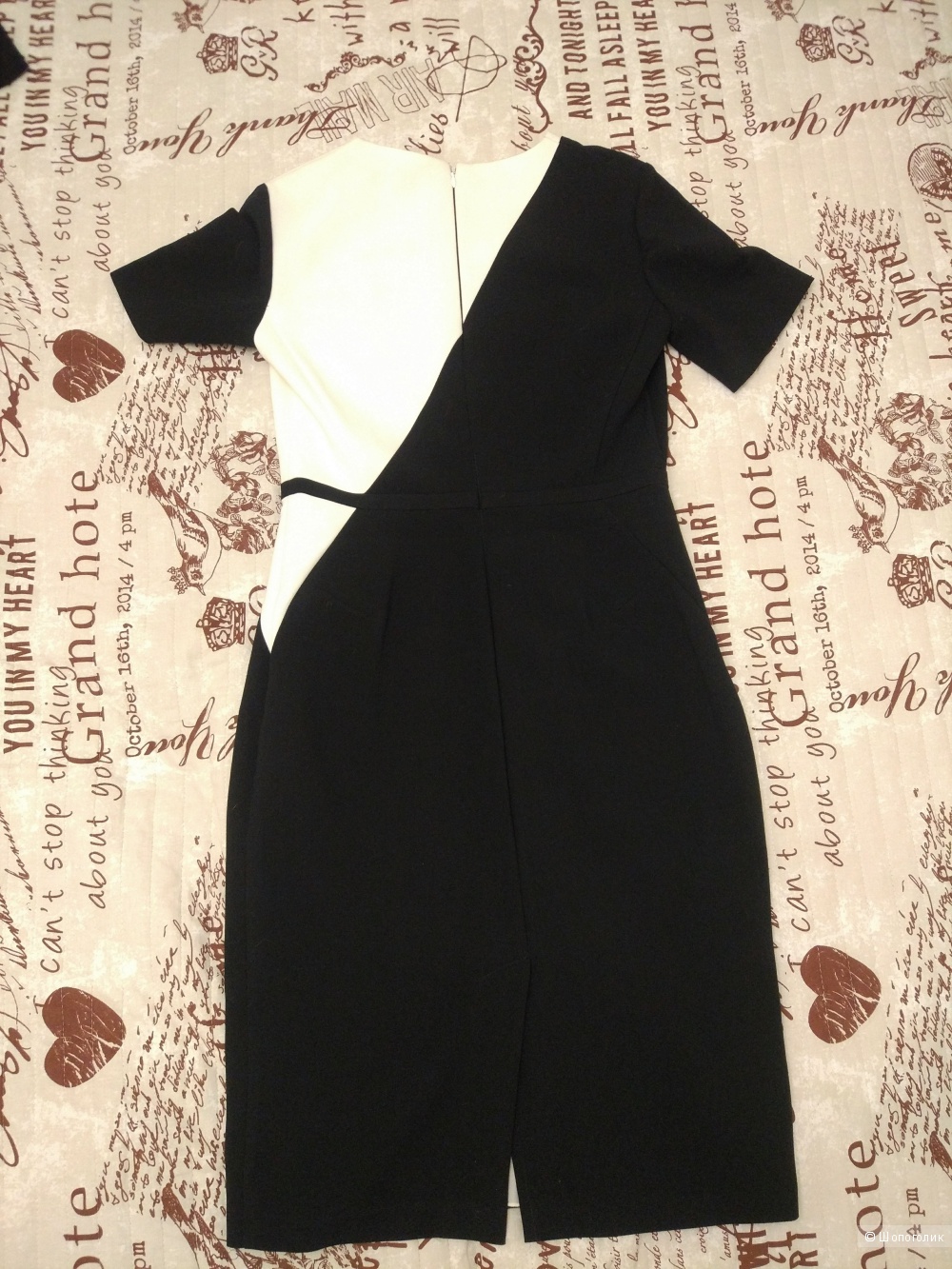 Черно-белое платье MARKS & SPENCER 42-44 размер/10 UK/M