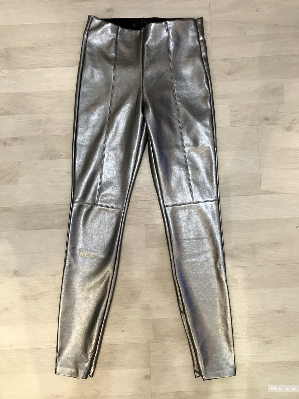 Сет: пальто Mango, свитер WW-FShiney, леггинсы Zara р 42-44