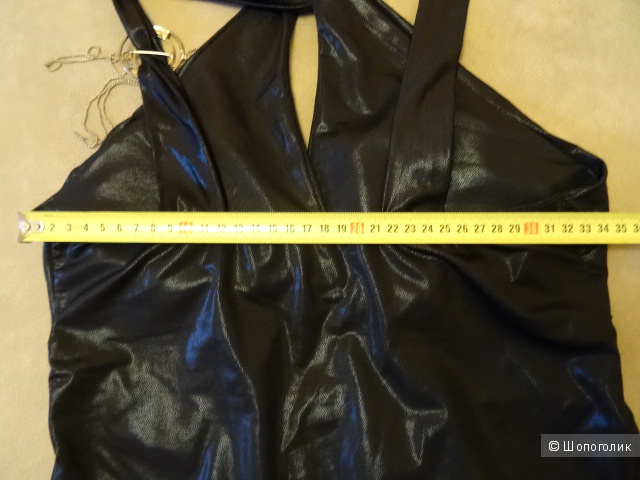 Чёрное коктейльное платье, размер 42-44, б/у