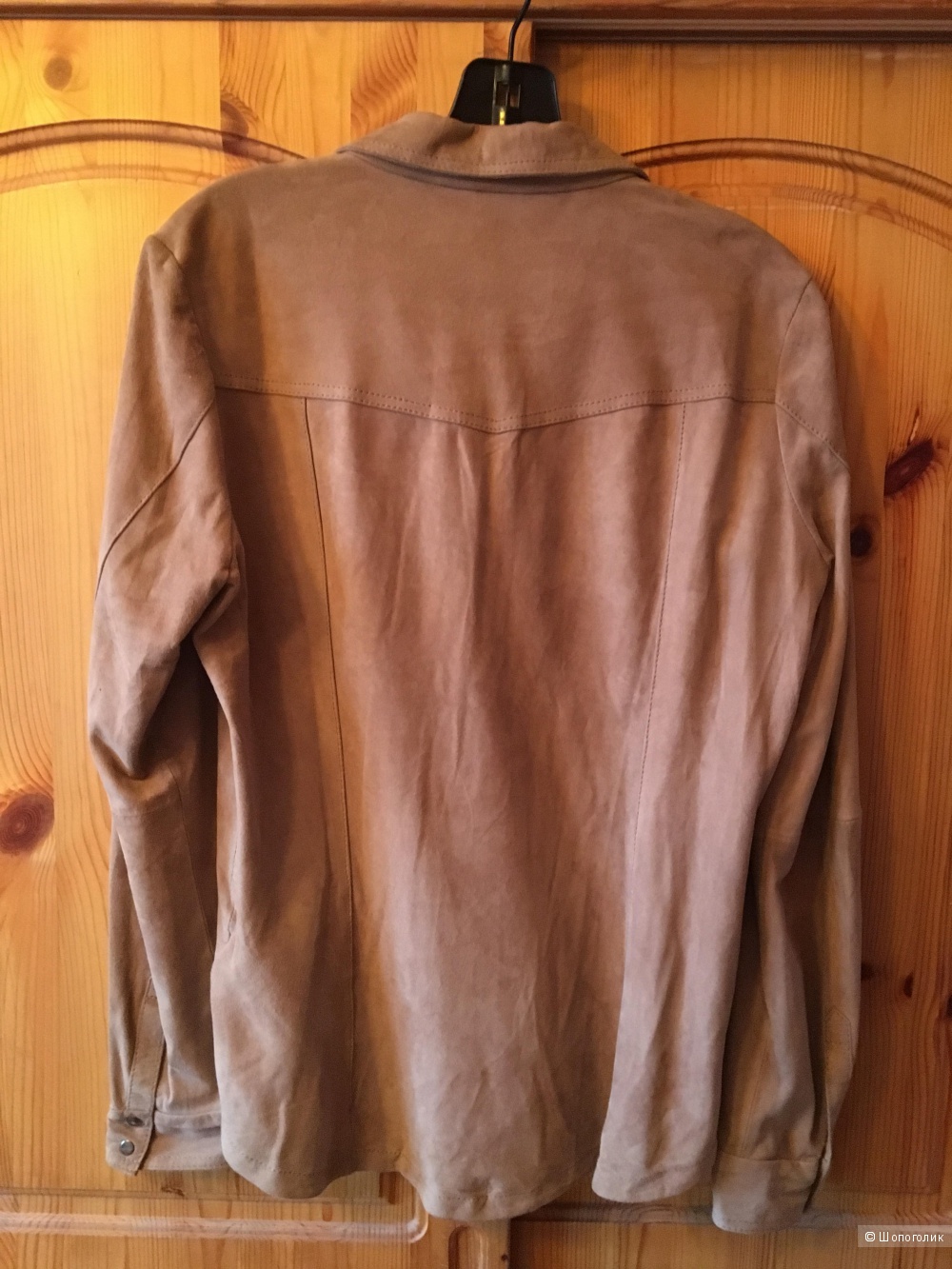 Замшевая рубашка CAROLL размер FR38 на росс.44-46