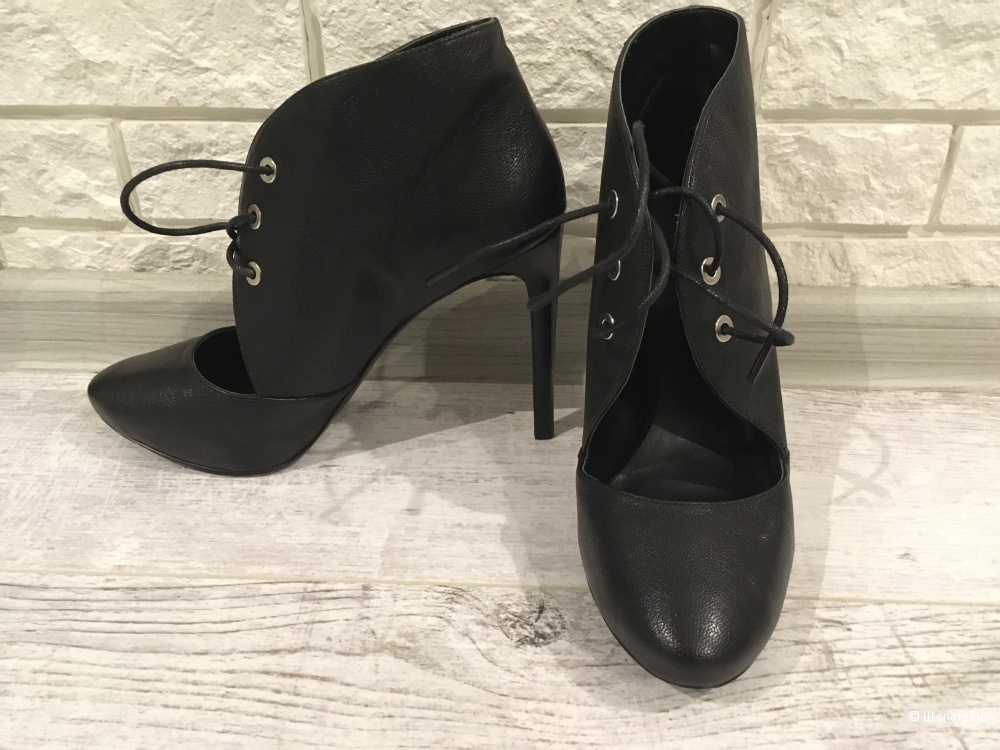 Кожаные ботильоны (туфли) Nine West, 8 US, стелька 25 см