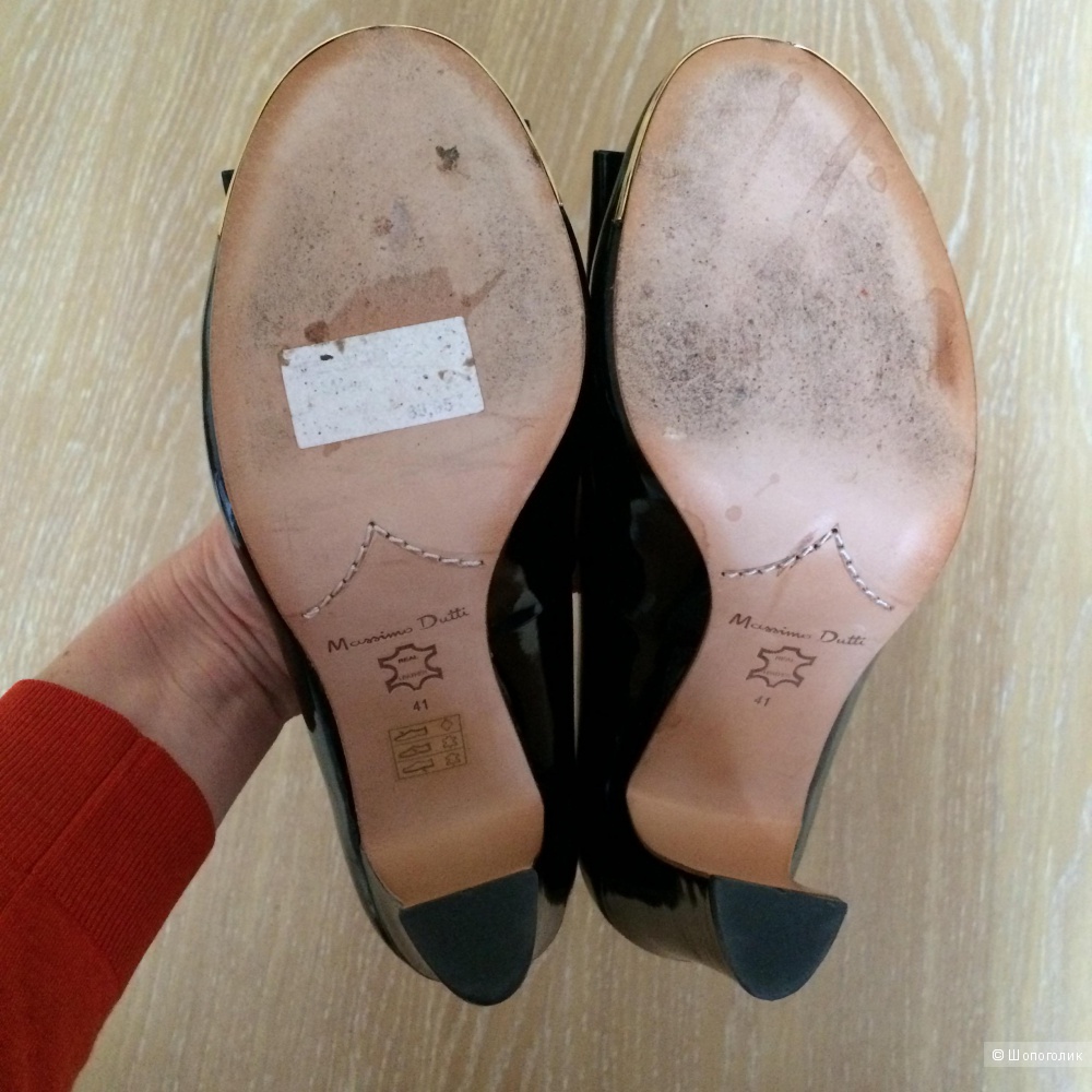 Лаковые туфли Massimo Dutti, р-р 40, 41