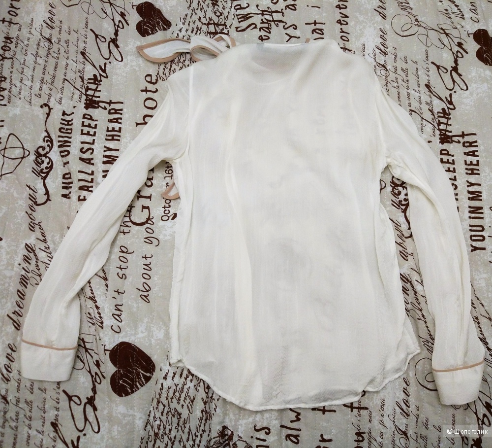 Шелковая блузка Zara размера XS-S