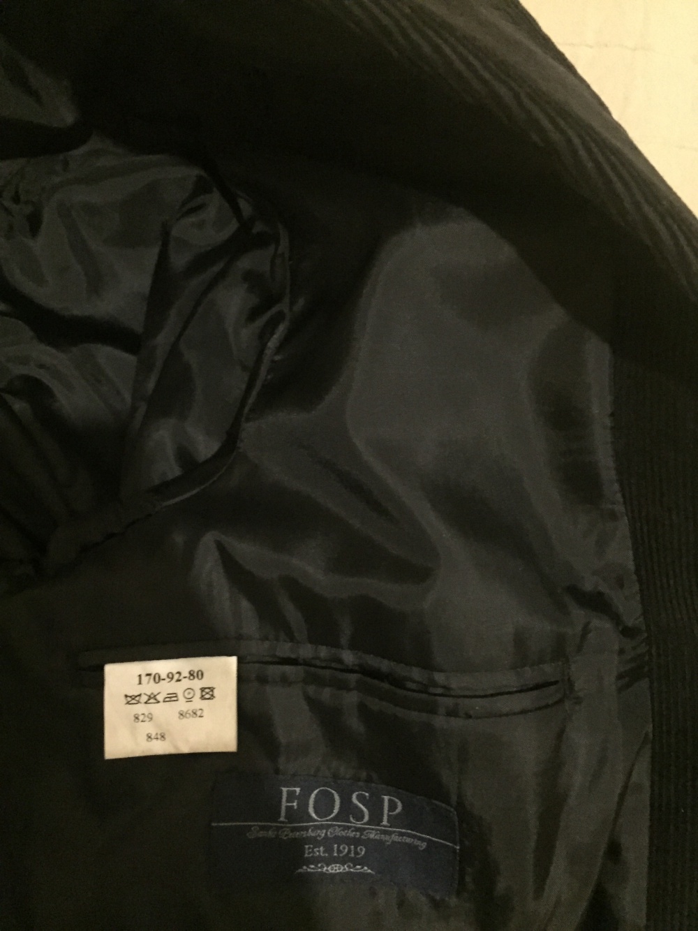 Мужской пиджак FOSP в размере 46