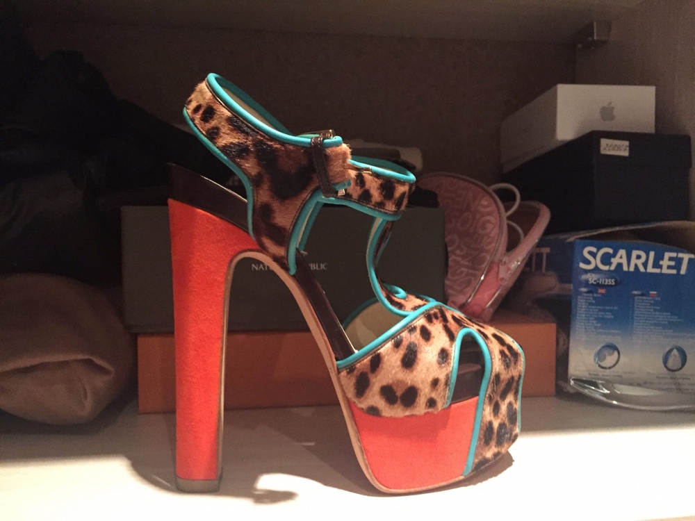 Замшевые босоножки Brian Atwood, размер 36.5