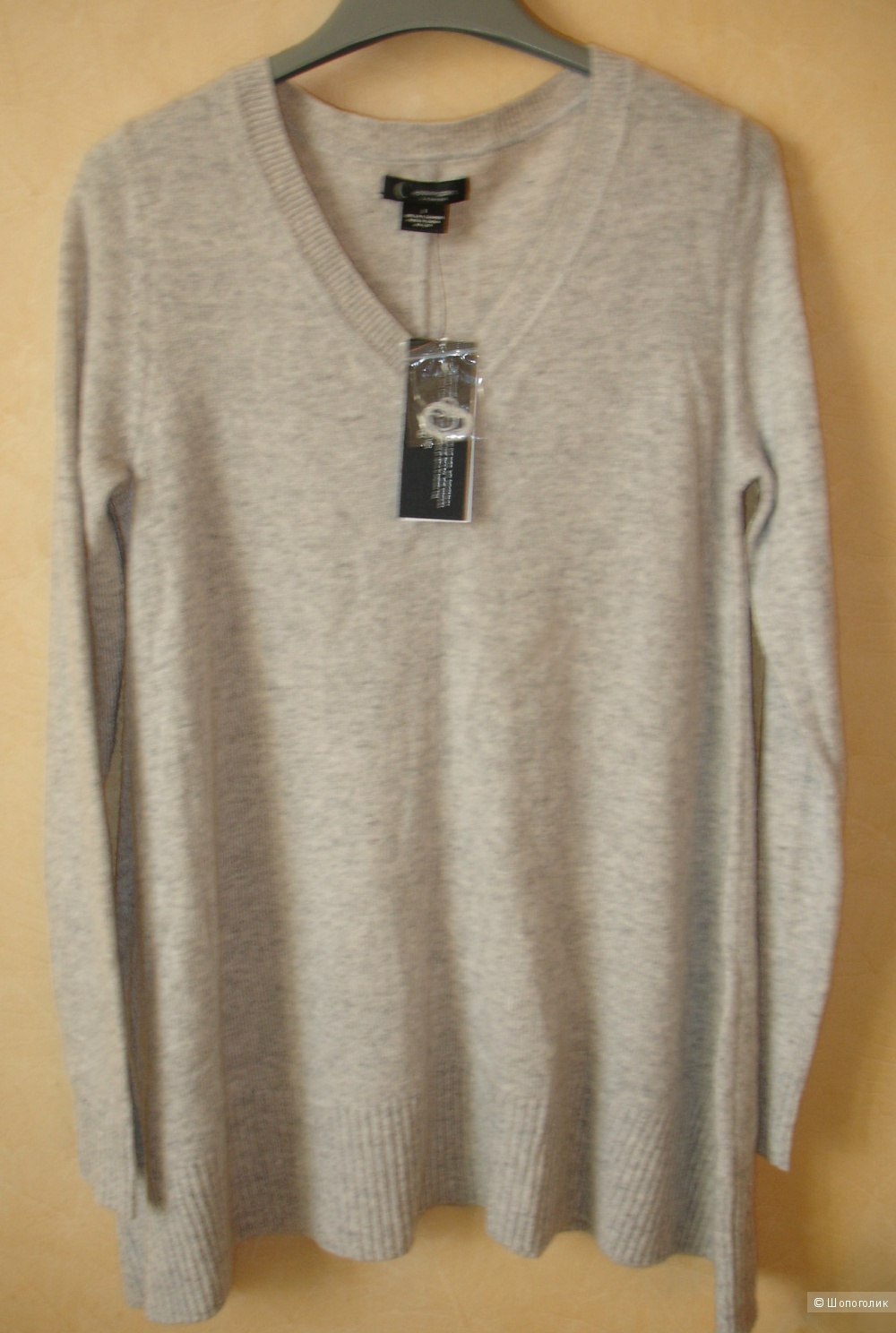 Кашемировый свитер-туника C by Bloomingdale's, размер S-M