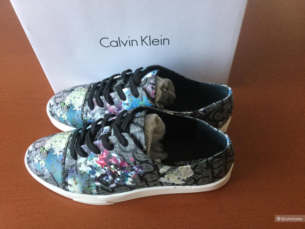 Новые кожаные кеды Calvin Klein Imilia р 38