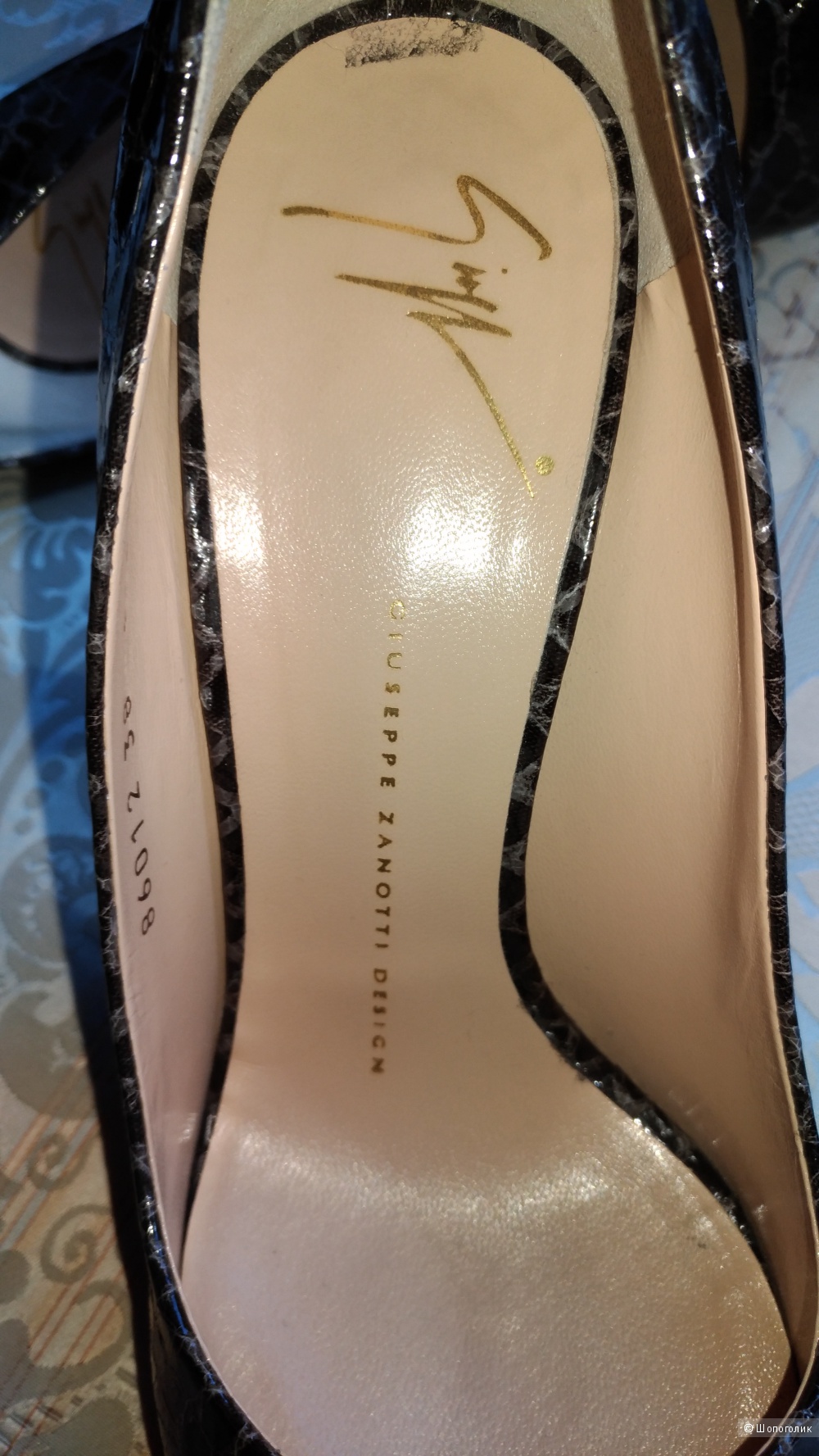 Туфли Giuseppe Zanotti Design размер 38