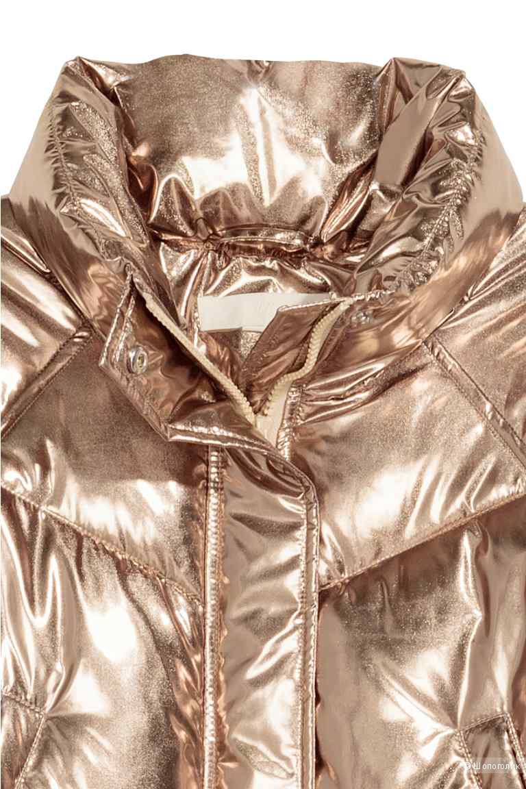 Новая куртка HM 42-44р  золотая