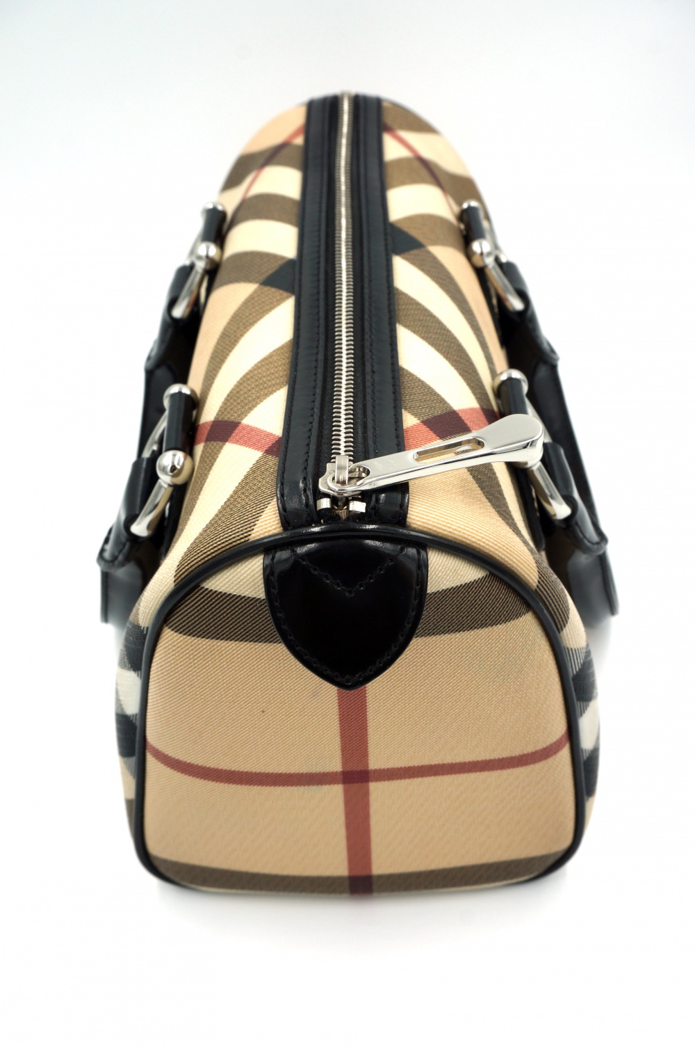 Burberry Nova Check Bowling Boston Bag (размер 32х35х18)