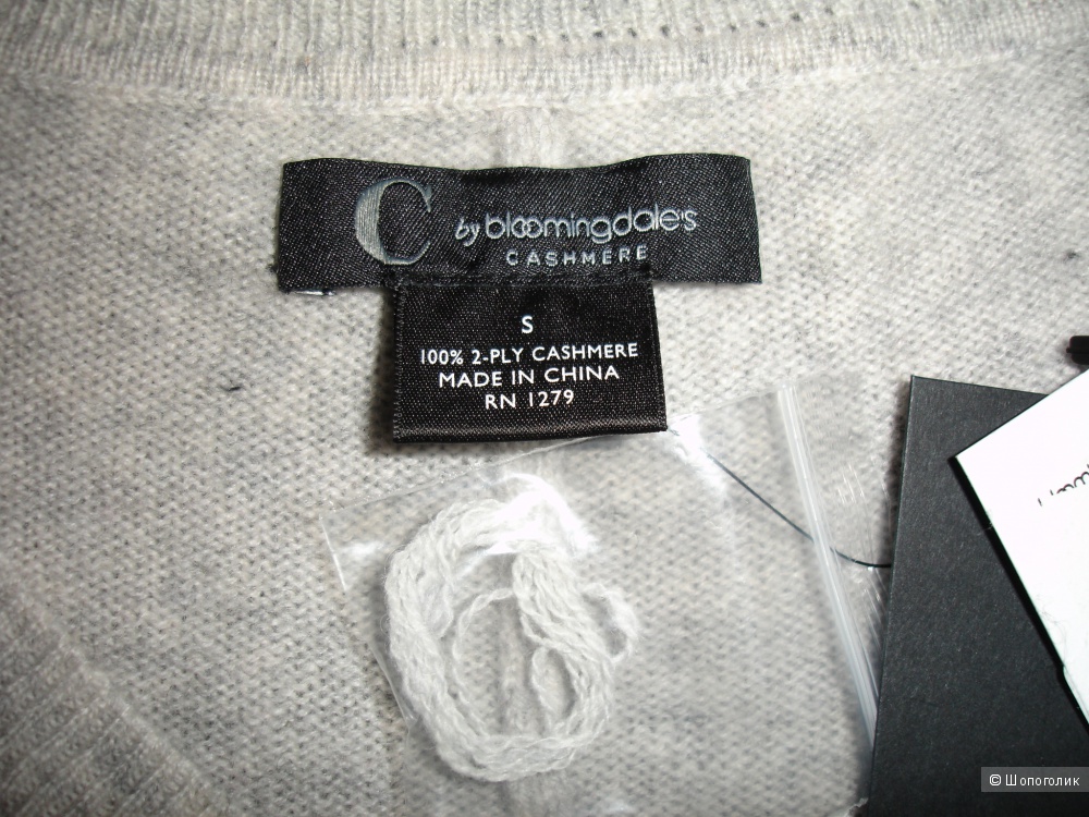 Кашемировый свитер-туника C by Bloomingdale's, размер S-M