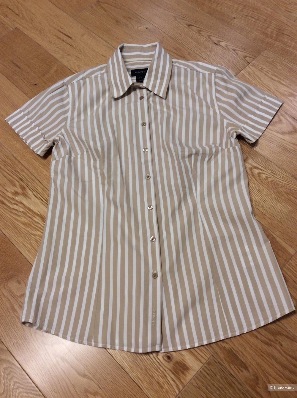 Хлопковая рубашка GANT р.10US (на 44-46)