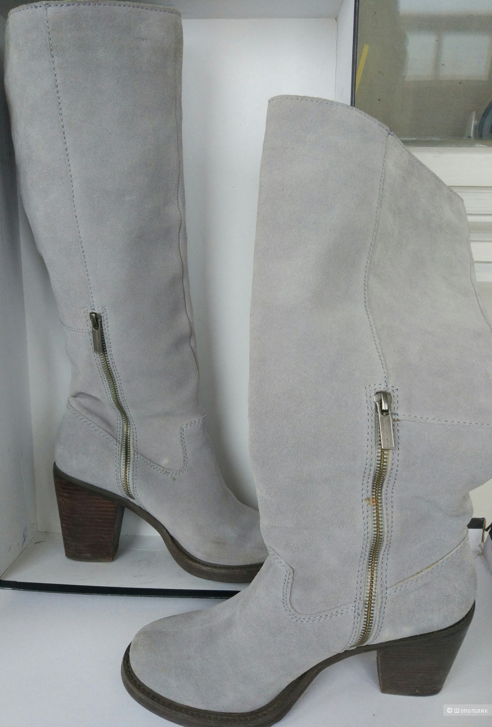 Сапоги демисезонные,Calvin Klein, р 40-41