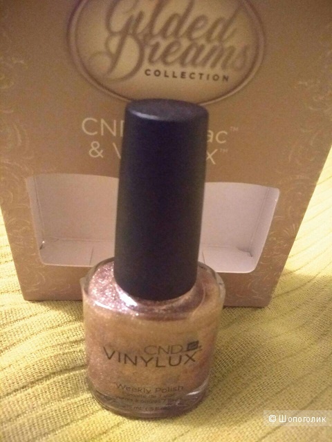 CND VINYLUX Chiffon Twirl и Shellac Clay Canyon