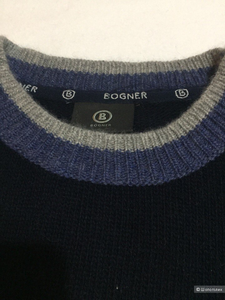 Мужской свитер Bogner XL 100% шерсть