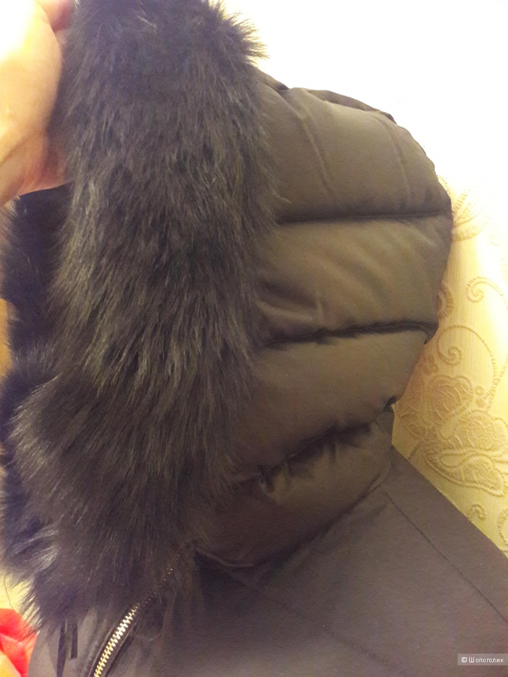 Massimo Dutti: удлиненная женская куртка-пуховик, Xl