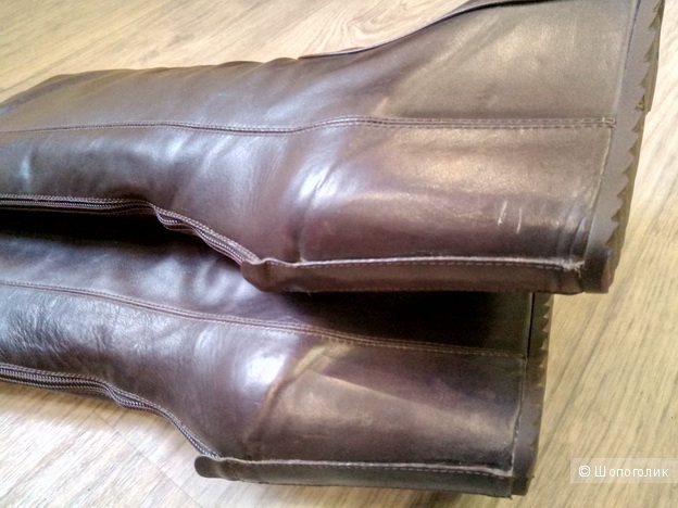 Осенние кожаные сапоги FABI, размер 39 IT (26 см)